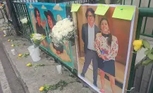 Rinden homenaje a Ximena y José, colaboradores de Clara Brugada, a un mes de su asesinato