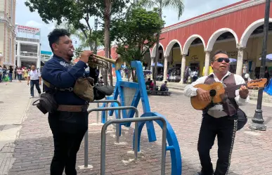 Estos mariachis alegran a meridanos y turistas en el centro de la ciudad