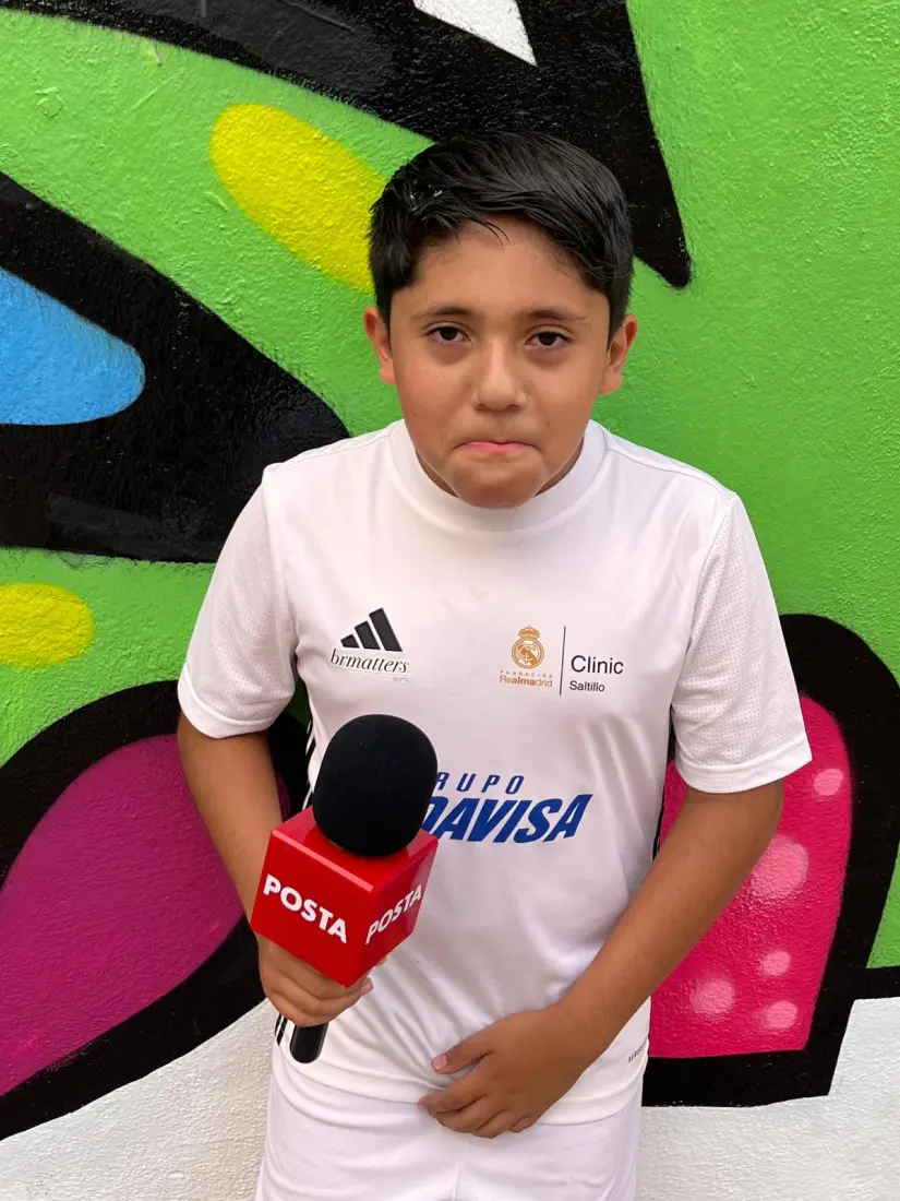 Así fue la experiencia de Ian Torres, joven participante de las Clínicas de Fútbol de la Fundación Real Madrid / Foto: Leslie Delgado 