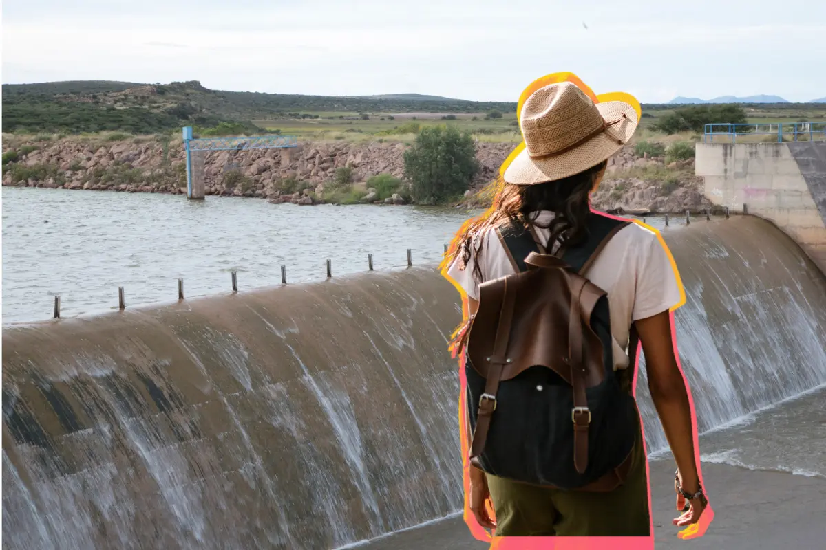 Esta presa une a los estados de Durango y Zacatecas. Foto: Oscar Fernando Gomez Rodriguez