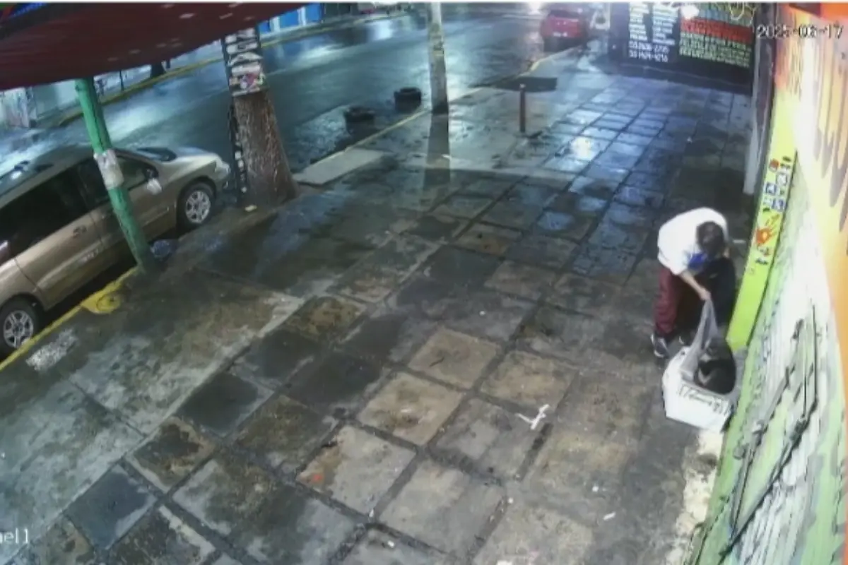 Robo de cobija a perrito en Iztapalapa. Foto: Captura de pantalla @Facebook grupo @perritosygatitoscdmx | Canva