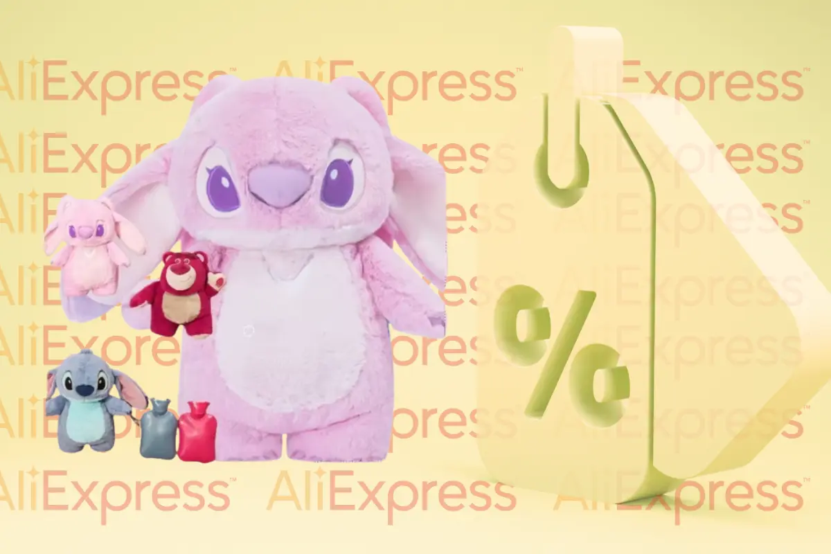 Las compresas calientes con peluche son útiles para la temporada invernal y para aliviar los cólicos. Foto: AliExpress | Canva