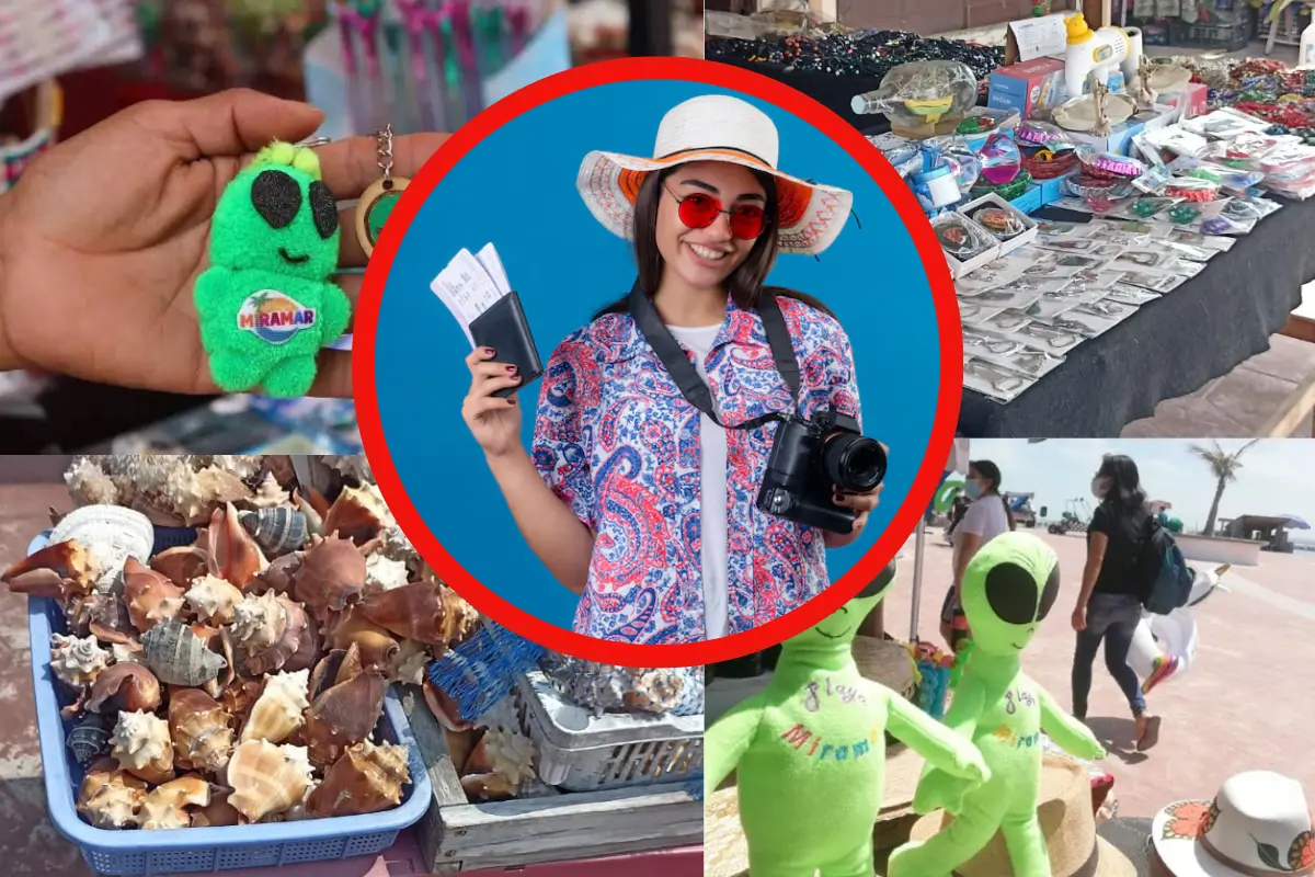 El mercadito de la Playa Miramar es uno de los más visitados por ser un punto turísticoFoto: Sanjua Pineda Fuentes; Freeoik