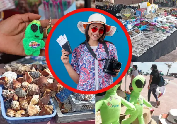 Este es el mercadito que vende souvenirs en playa Miramar