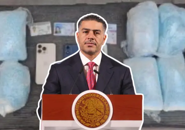 Omar García Harfuch confirma la captura de tres personas y el aseguramiento de 110 mil pastillas de fentanilo