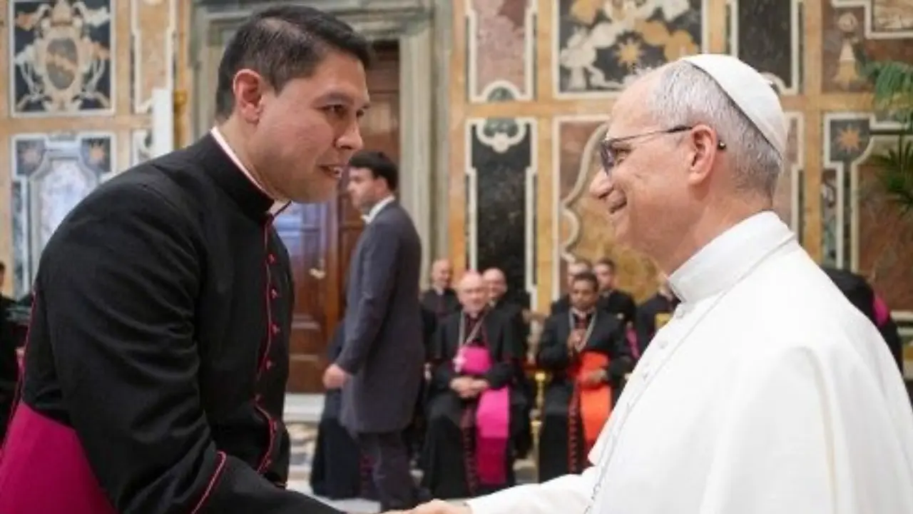 Un sacerdote de Durango es un cercano colaborador del Papa León XIV. Foto: RRSS.