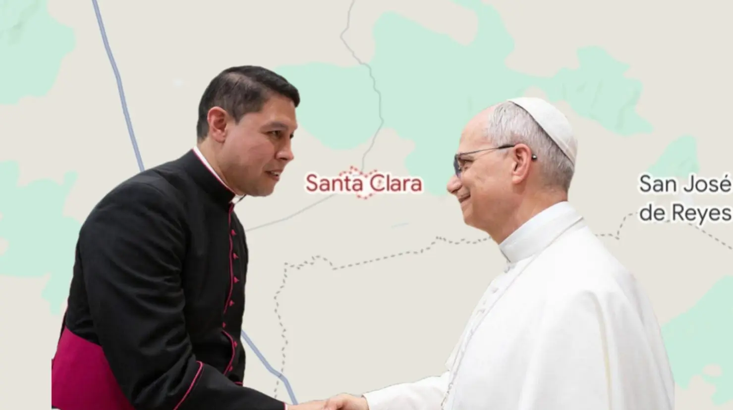 Foto: Facebook/ Arquidiócesis de Durango/ Google Maps | Este es el municipio de Durango donde nació la mano derecha del Papa León XIV.