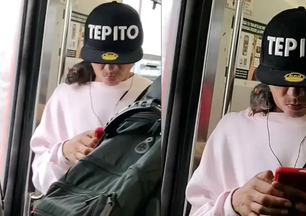 VIDEO | Joven viaja con una rata en el hombro en el Metro CDMX