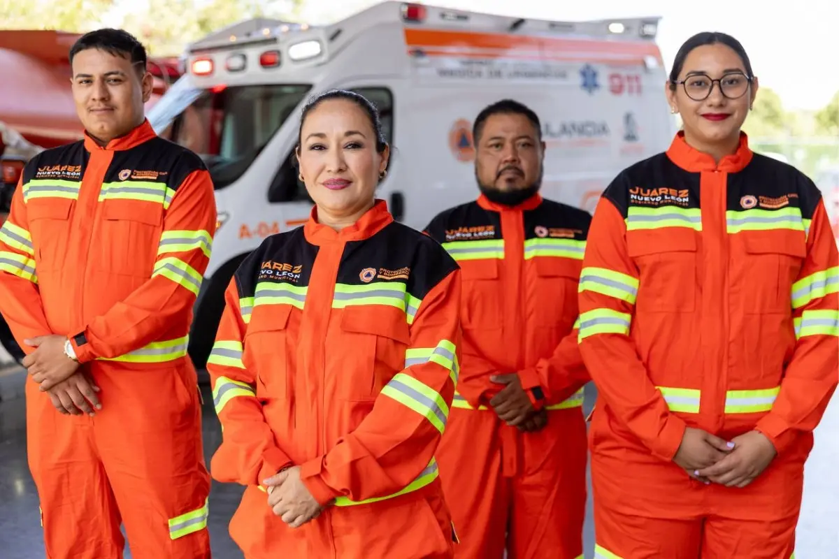 Personal de Protección Civil de Juárez. Foto: Gobierno de Juárez