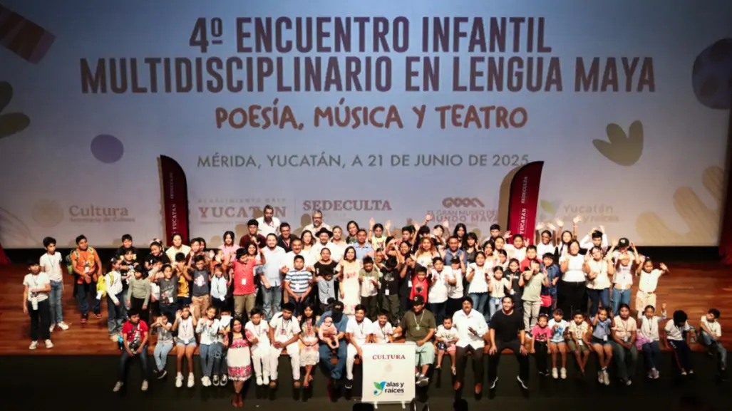 Con rap, poesía y teatro en lengua maya, infancias yucatecas fortalecen su identidad
