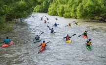 La Gran Regata Río Nazas de Durango está en su punto final y así va hasta hoy