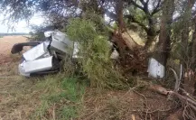 Mueren 3 personas al volcar en la carretera Vicente Guerrero - Villa Unión