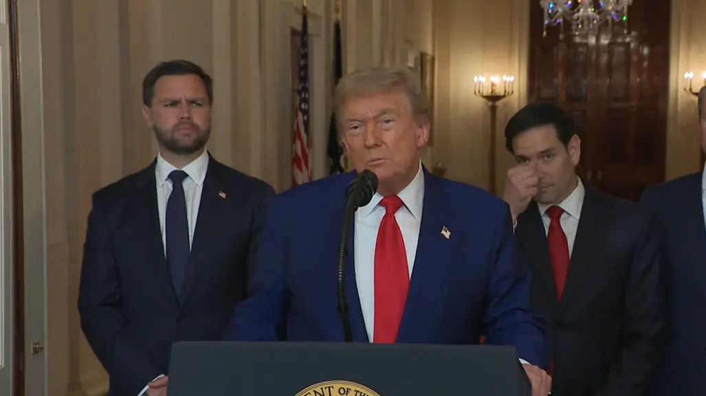 Donald Trump asegura destrucción total de instalaciones nucleares en Irán