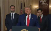 Donald Trump asegura destrucción total de instalaciones nucleares en Irán