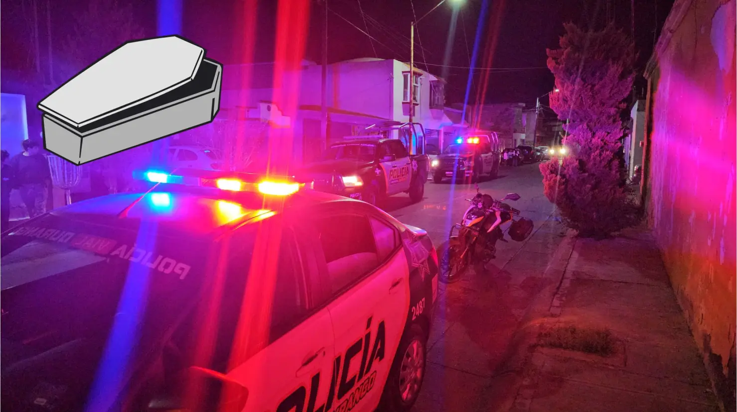 El cuerpo dentro del ataúd fue abandonado afuera de la casa familiar de la víctima, en la zona norte de la capitalñ