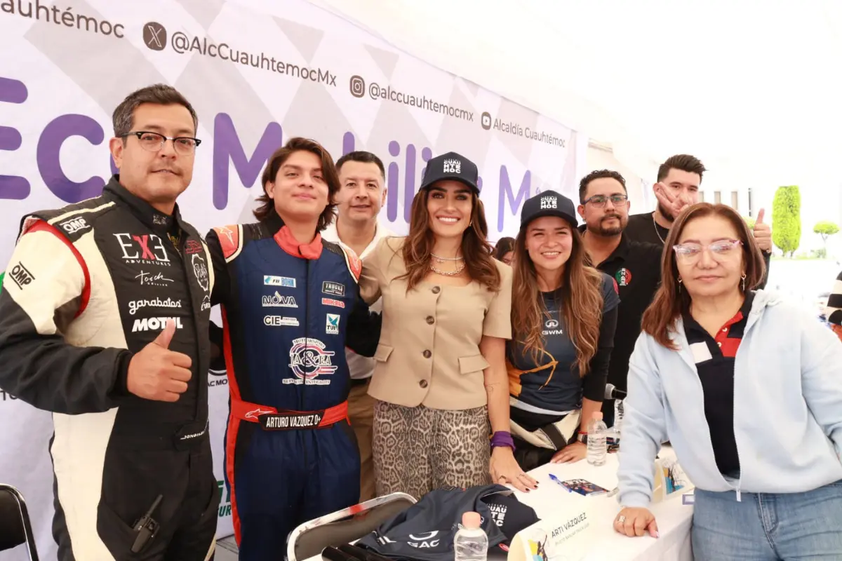 Alessandra Rojo de la Vega en Ecomobility MX, Foto: @AlcCuauhtemocMx·
