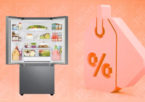 Home Depot tiene este refrigerador French Door con 32% de descuento