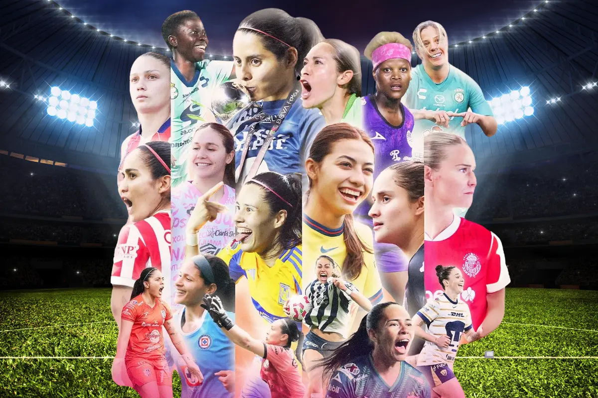 Liga femenil MX apertura 2025, Foto: Canva/Instagram @ligabbvamxfemenil
