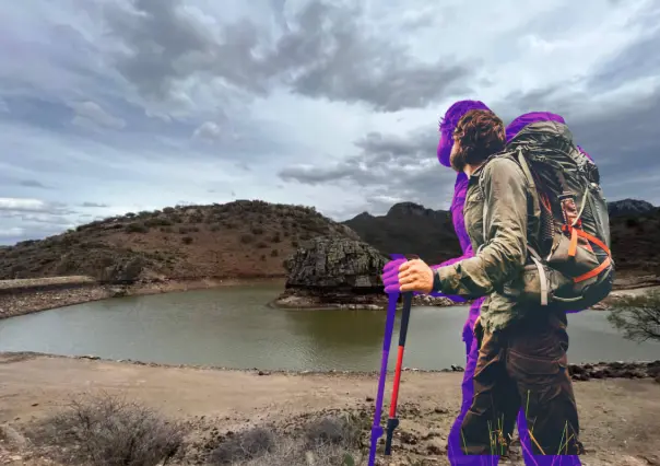 La presa de Durango que tiene una pequeña isla en medio de sus frías aguas