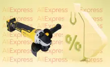 AliExpress tiene esta amoladora angular de DeWalt con el 63% de descuento