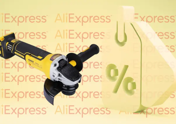 AliExpress tiene esta amoladora angular de DeWalt con el 63% de descuento