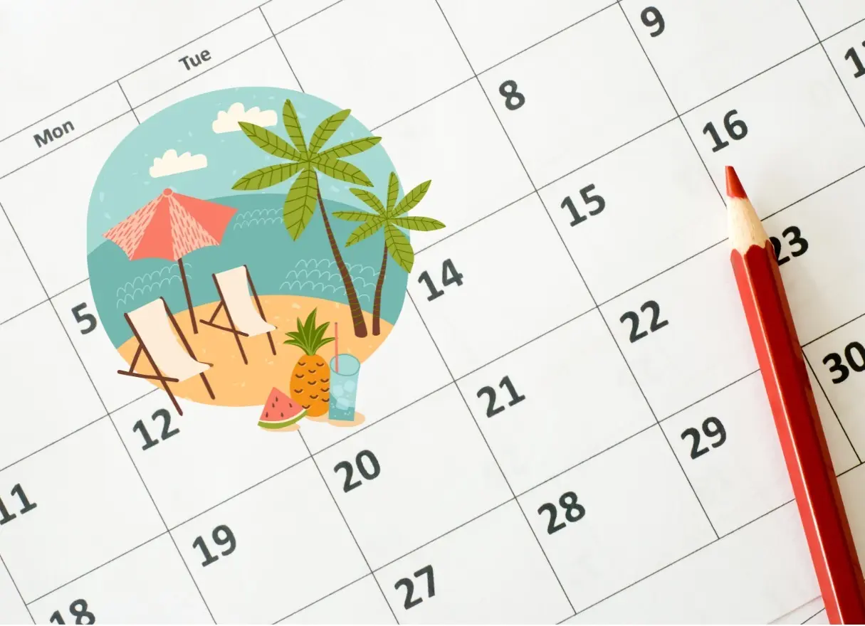 En Nuevo León, las vacaciones de Semana Santa coinciden con las dispuestas en el calendario nacional: del 30 de marzo al 10/13 de abril de 2026. Foto: Canva.
