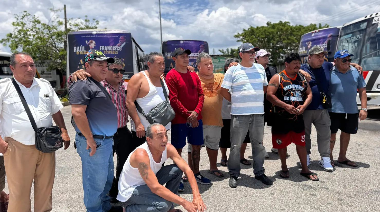 ¿Cuáles son las principales demandas de los choferes en huelga?. Foto: Irving Gil