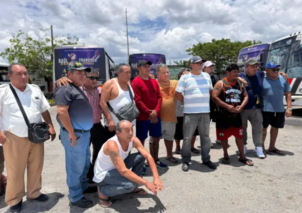 Camioneros en huelga en Mérida exigen liquidación ante precarias condiciones laborales