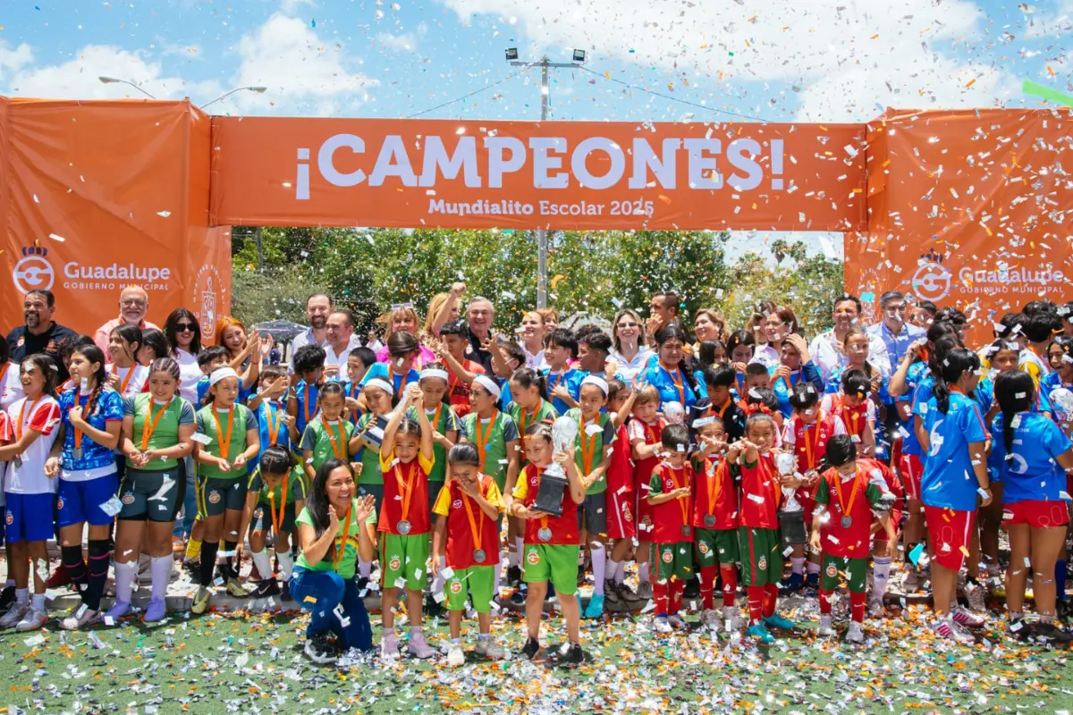 Esta primera edición del Mundialito, tuvo una duración de 5 meses/Foto: Gobierno de Guadalupe