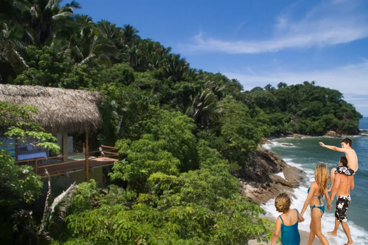 Nayarit ofrece espacios únicos para reconectar con la naturaleza, descansar y disfrutar en familia. Foto: IG @Punta Monterrey Reserva Ecológica & Comunidad | Canva