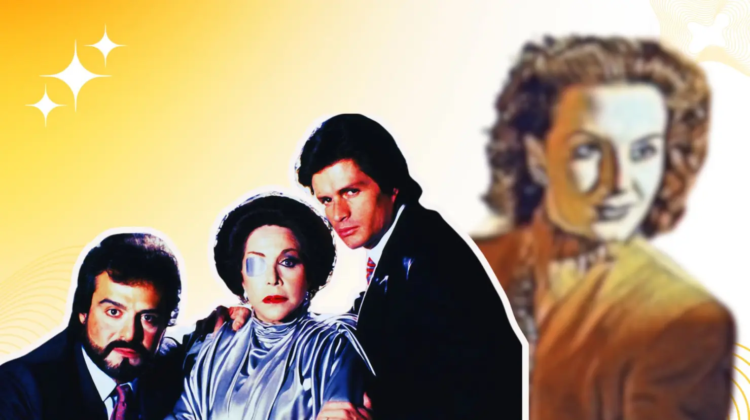 María Rubio fue quien dio vida a Catalina Creel en Cuna de lobos en la versión de 1986. Foto. Canva.
