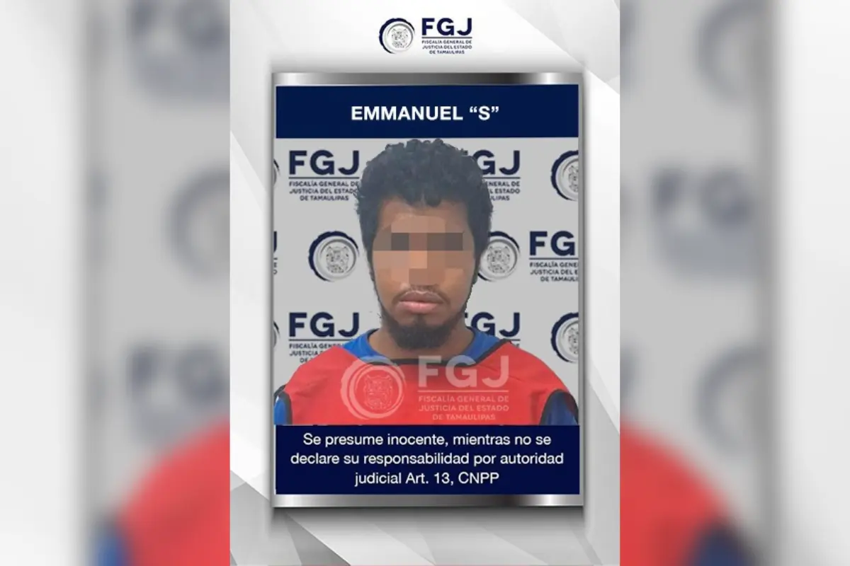 Emmanuel S., vinculado a proceso por el delito de homicidio simple intencional. Foto: FGJT