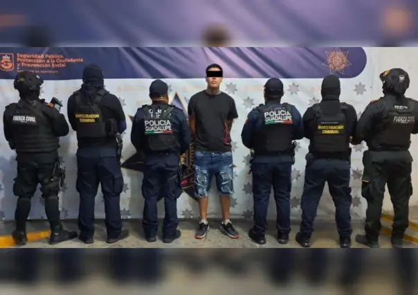 ¡En plenas mañanitas! Cae presunto asaltante en su cumpleaños por narcomenudeo en Guadalupe