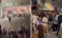 VIDEO l Jóvenes vandalizan el centro comercial Westfield de Les Halles en París