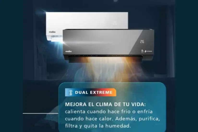 Este minisplit Mabe se convierte en una solución práctica para disfrutar de confort térmico en espacios domésticos o laborales. Foto: Canva / MABE