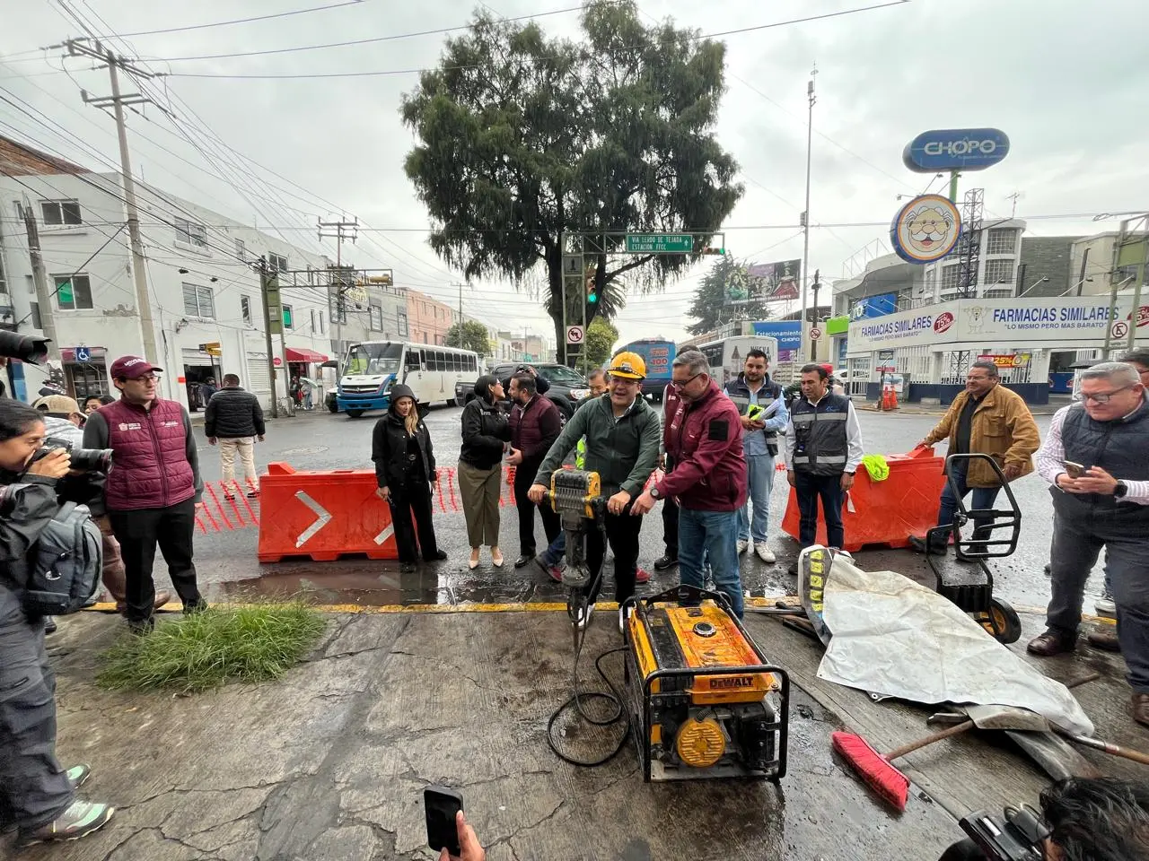 La nueva etapa de la ciclovía en Toluca abarca 1.9 kilómetros con carriles unidireccionales. Imagen: Alberto Dzib