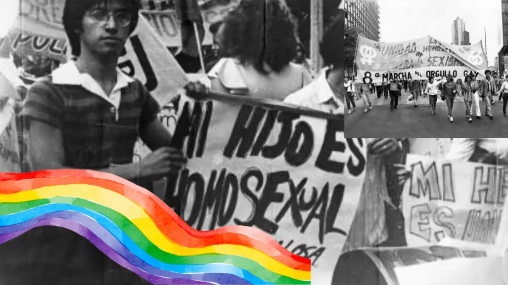 Así fue la primera marcha de la comunidad LGBTIQ+ en CDMX