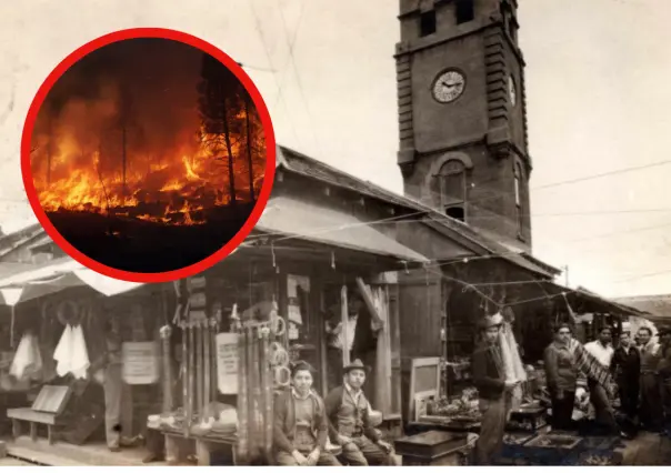 El viejo mercadito de Tamaulipas que fue destruido por un voraz incendio