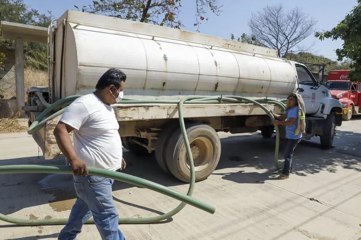 Esta es la Ruta de abastecimiento de agua por pipas – Ciudad Victoria. Foto: COMAPA