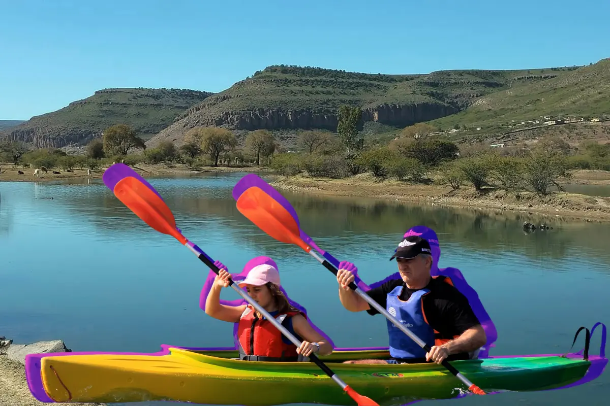 En este río de Durango se pueden practicar diferentes deportes ecoturisticos. Foto: Especial.