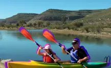 El río de Durango cuyos estanques tienen agua todo el año y es ideal para el canotaje