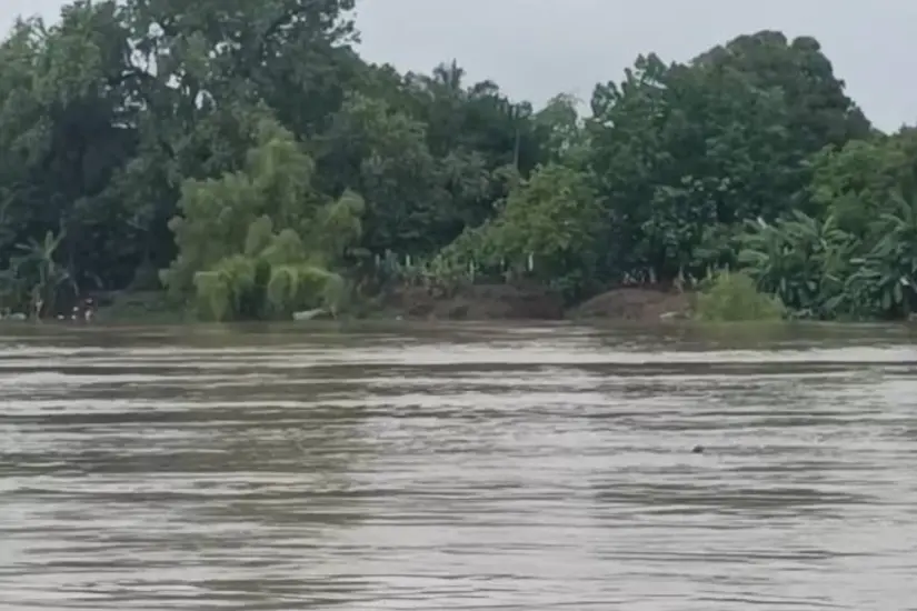Las autoridades exhortan a la población a mantenerse informada sobre la situación del río Panuco | Foto: NS Contacto Informativo