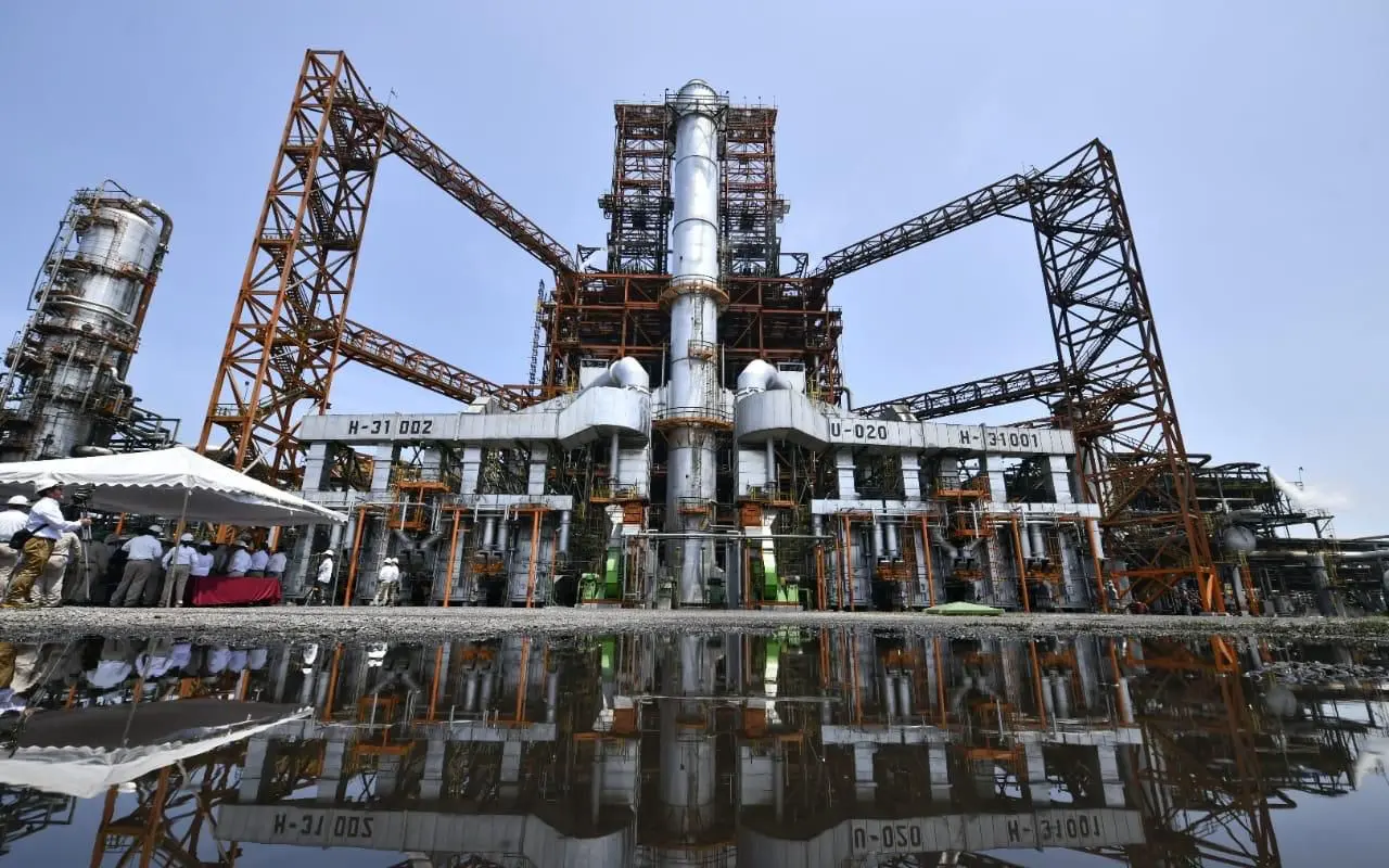 Refinería Madero, en Tamaulipas. Foto: X (@Pemex)