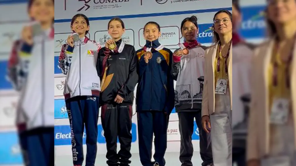 Sudcaliforniana gana plata en taekwondo, en su debut en la Olimpiada Nacional 2025