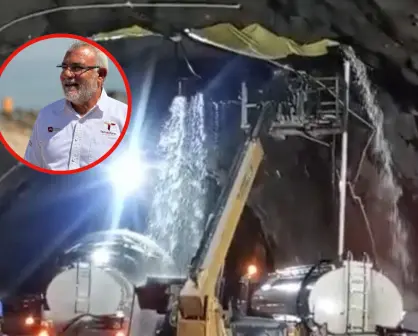 Túnel de la autopista Mante-Ocampo-Tula registra filtración de gran cantidad de agua