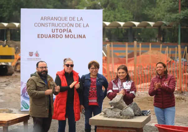 Clara Brugada inaugura la Utopía Eduardo Molina: nuevo espacio para 65 mil vecinos de CDMX