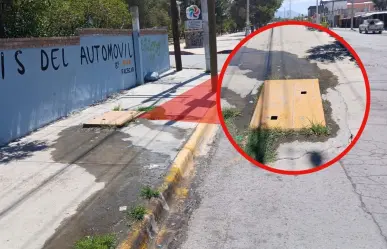 Entre aguas negras viven vecinos del blvd. Jesús Valdés Sánchez en Arteaga 