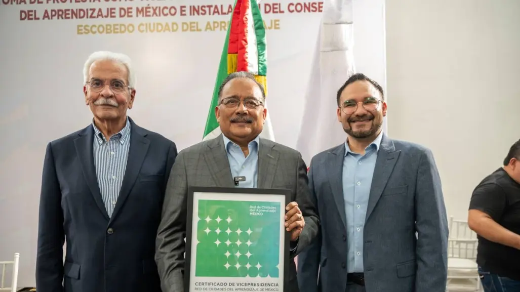 Andrés Mijes asume como vicepresidente de la Red de Ciudades del Aprendizaje de México