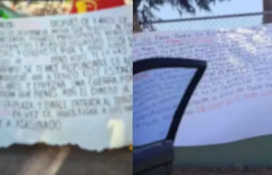 Aparecen otras narcomantas en BCS, esta vez en Santa Rosalía y Guerrero Negro