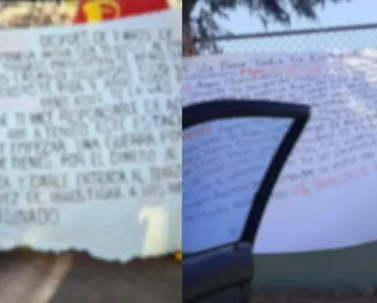 Aparecen otras narcomantas en BCS, esta vez en Santa Rosalía y Guerrero Negro